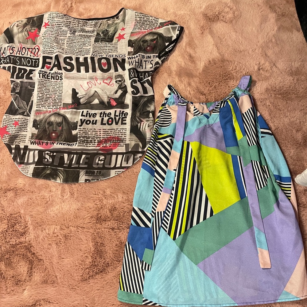 Two retro blouses